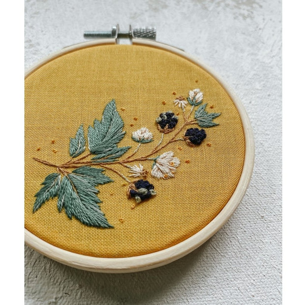 Wild Blackberries Embroidery Kit