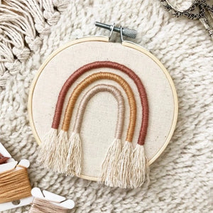 Cord Rainbow Embroidery Kit