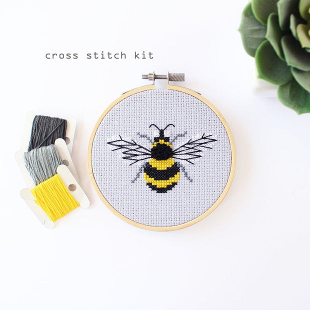 Bumblebee Cross Stitch Kit