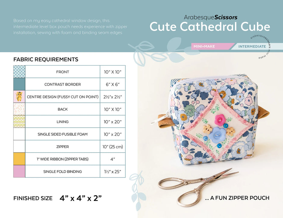Cute Cathedral Cube Pattern