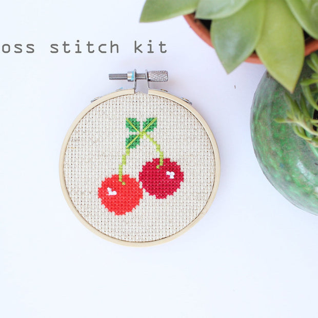 Cherries Cross Stitch Kit