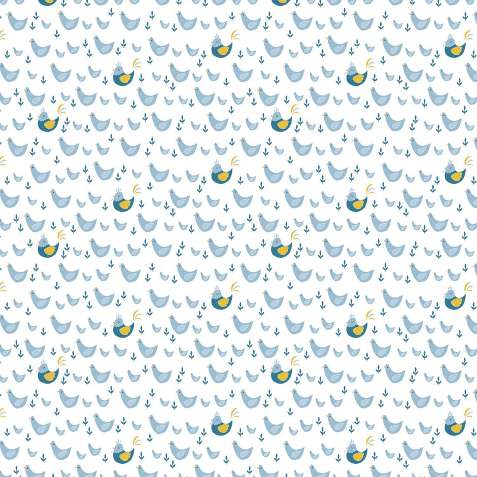 Cluck Moo Oink - Blue Chickens