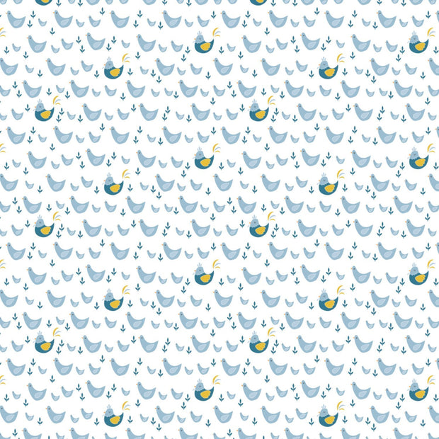 Cluck Moo Oink - Blue Chickens