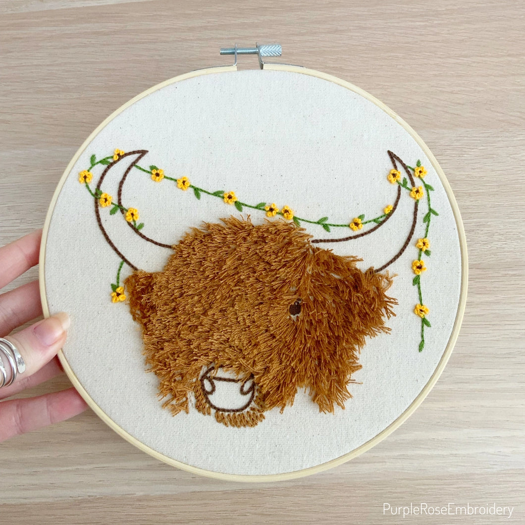 Hamish the Highland Embroidery Kit