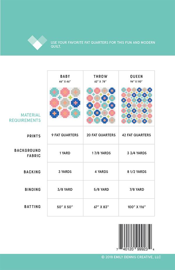 Cross Tile Quilt Pattern
