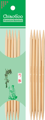 ChiaoGoo Bamboo DPNs - 5