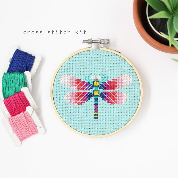 Dragonfly Cross Stitch Kit