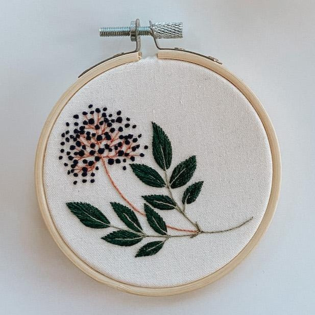 Elderberry Embroidery Kit