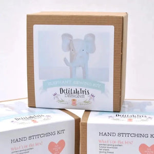 Elephant Felt DIY Sewing Kit