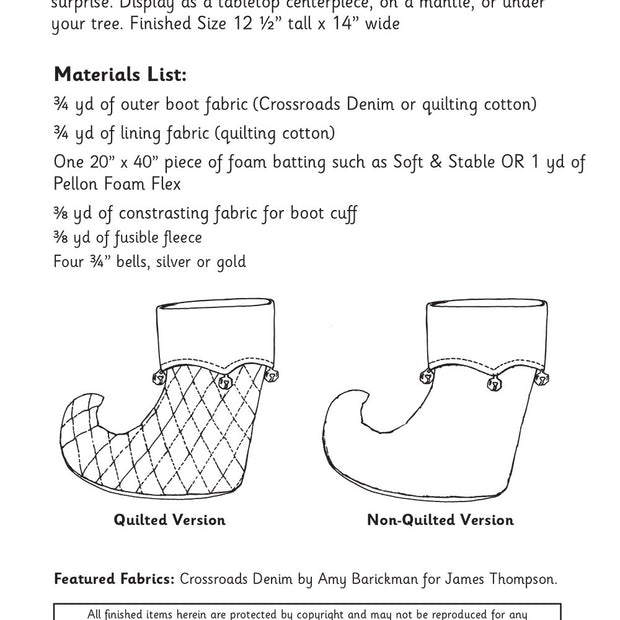 Elf Loot Boot Pattern