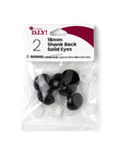 Black Shank Back Solid Eyes