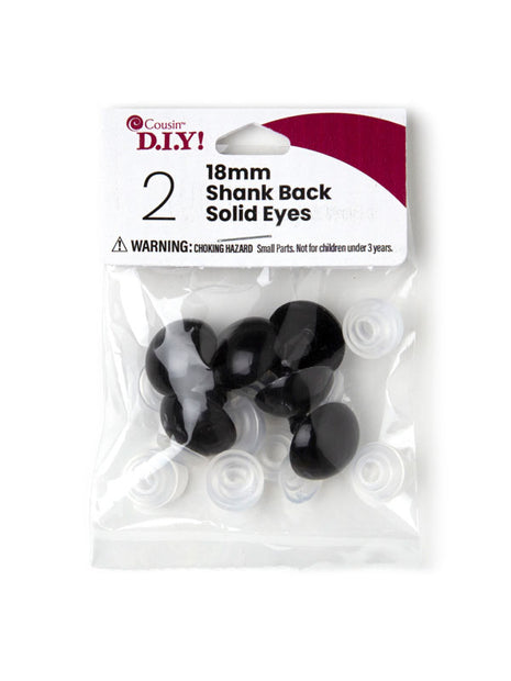 Black Shank Back Solid Eyes