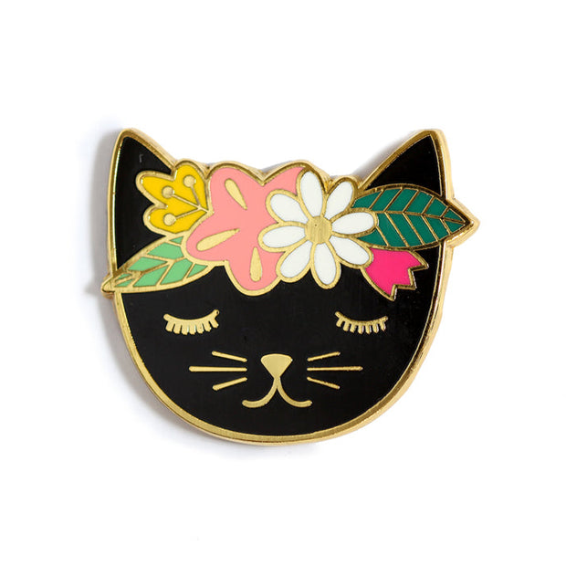 Floral Cat Needle Minder