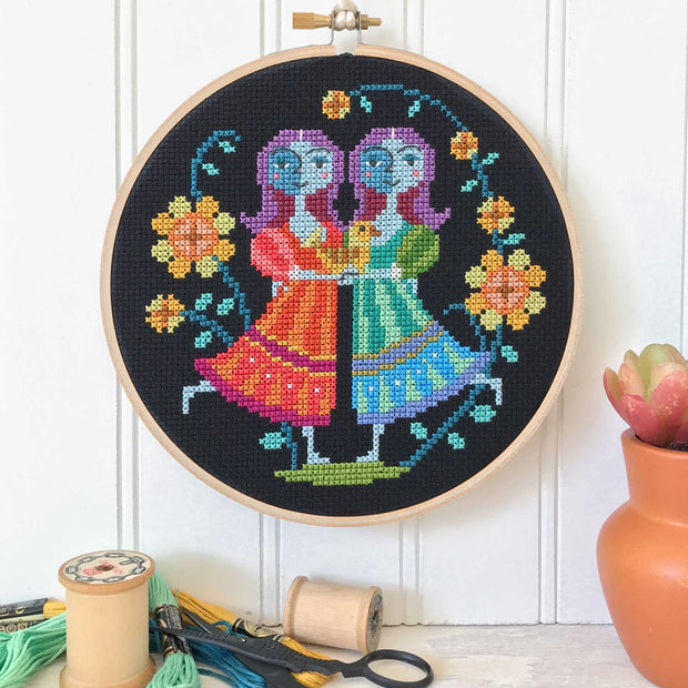 Gemini Cross Stitch Pattern