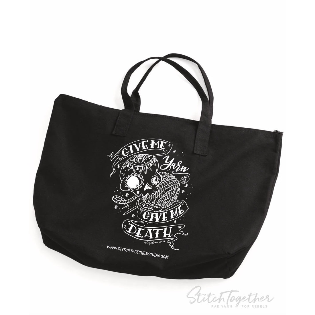 Tote Bag - Give Me Yarn or Give Me Death