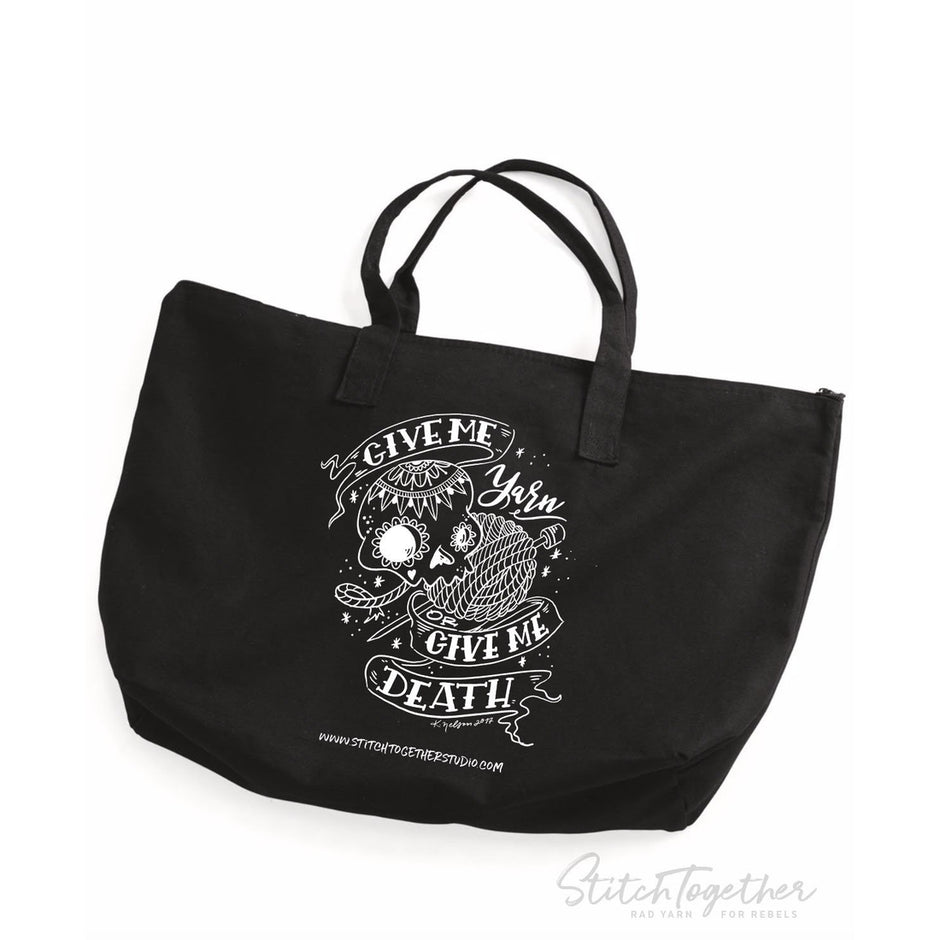 Tote Bag - Give Me Yarn or Give Me Death