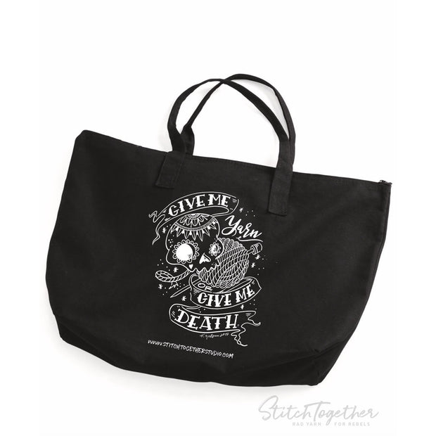 Tote Bag - Give Me Yarn or Give Me Death