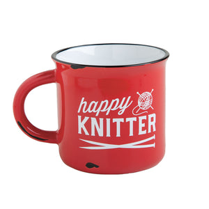 Happy Knitter Camp Mug