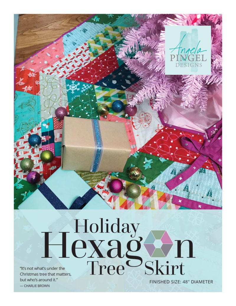 Holiday Hexagon Tree Skirt Pattern