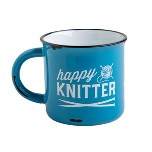 Happy Knitter Camp Mug