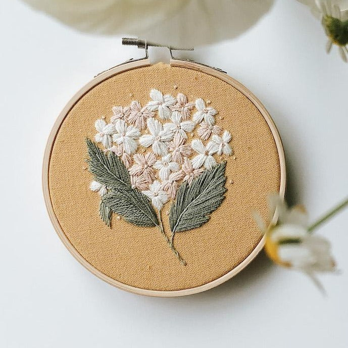 Hydrangea Embroidery Kit