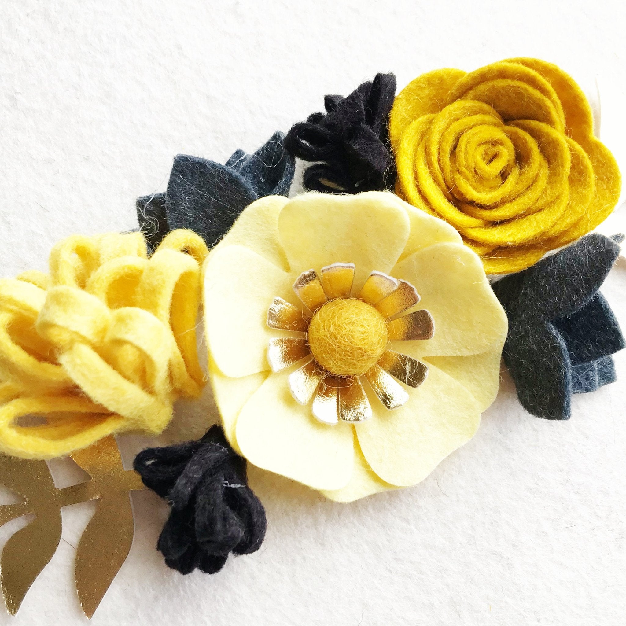 Mini Felt Flower Craft Kit