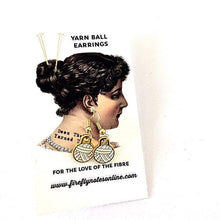 Load image into Gallery viewer, Yarn Ball Earrings
