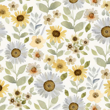 Let’s Get Wild - Safari Flowers in White