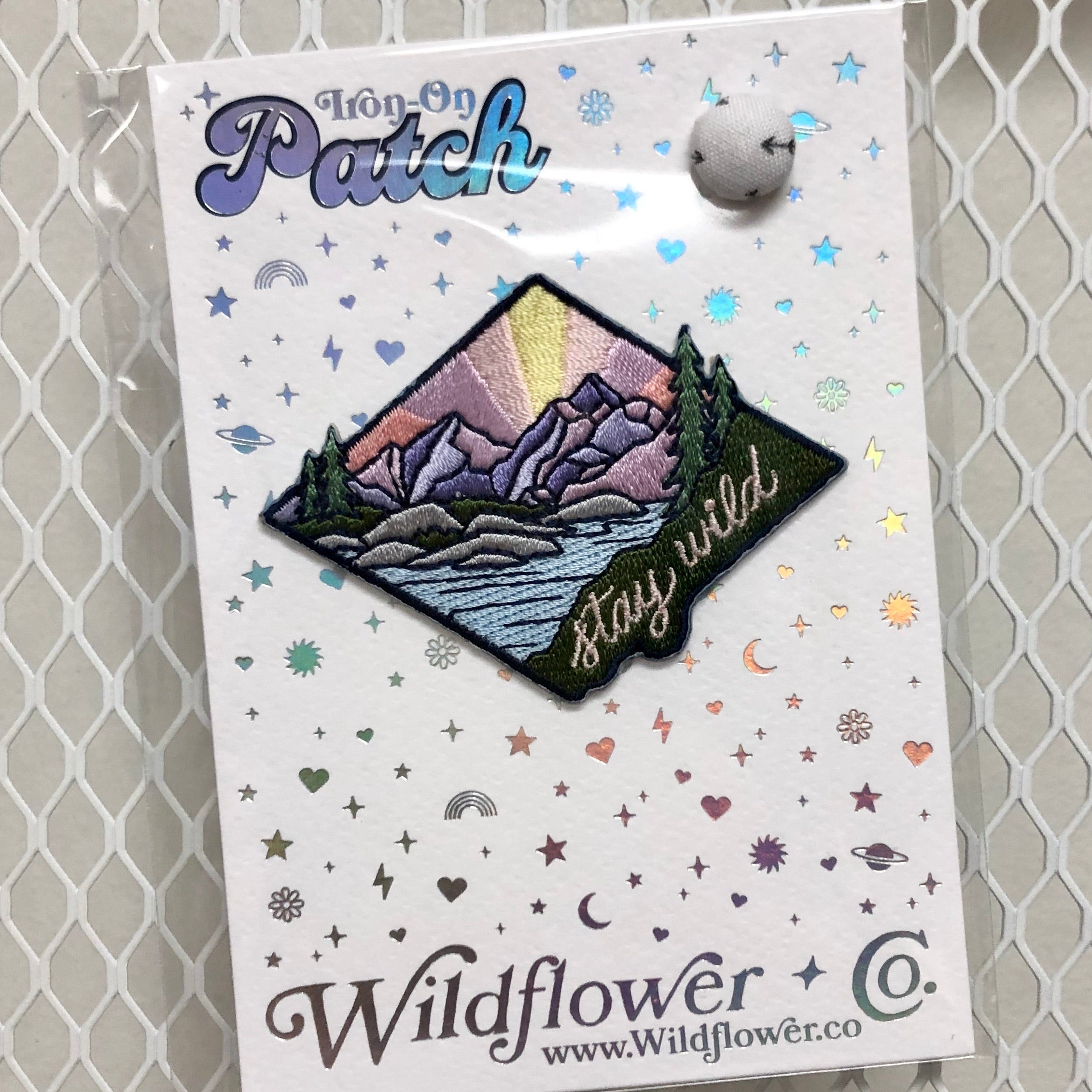 Stay Wild Iron-On Patch