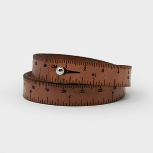 Wrist Ruler - Medium Brown - 17 Inch