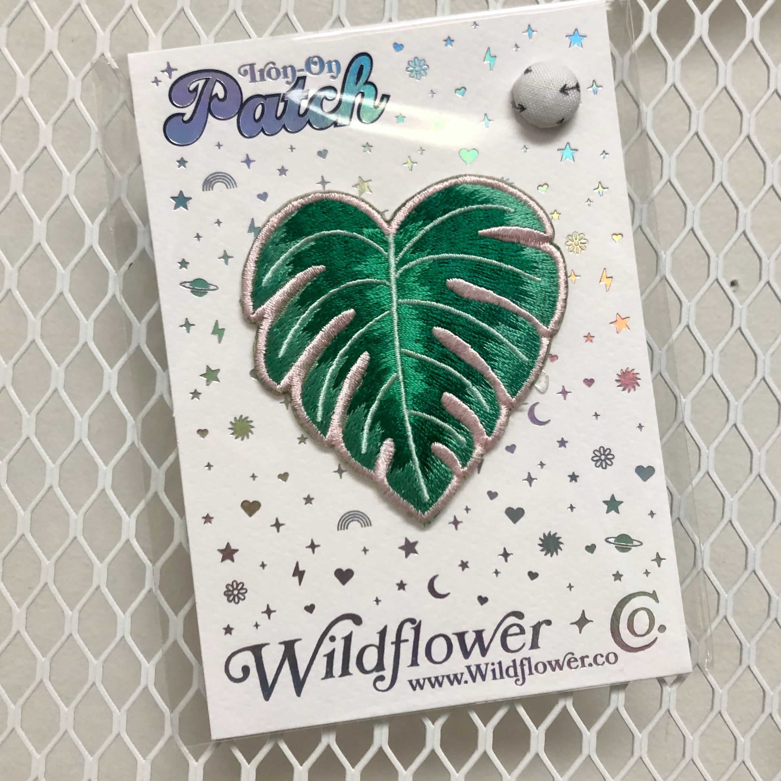 Monstera Leaf Iron-On Patch