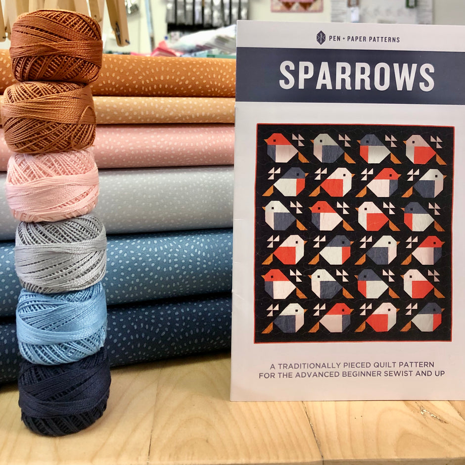 Springtime Sparrows Quilt Kit