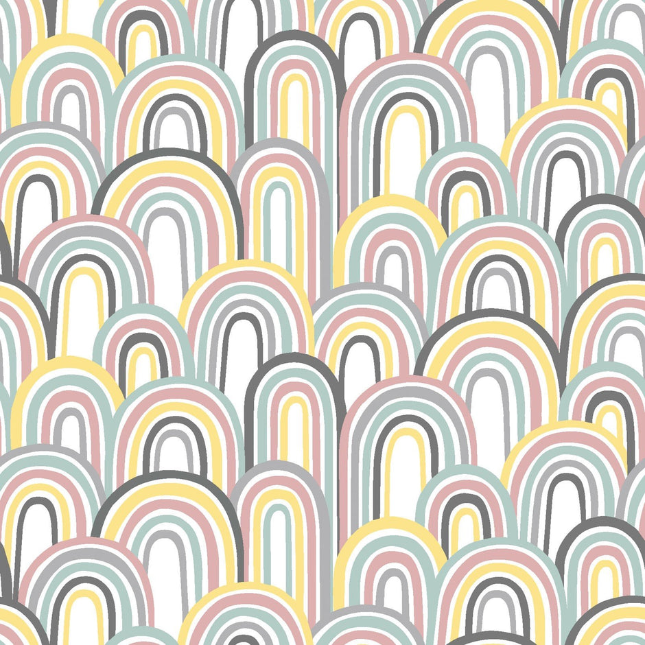 Small and Mighty - FLANNEL - Rainbows