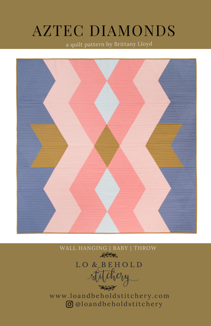 Aztec Diamonds Quilt Kit
