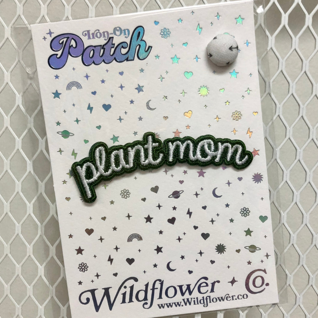 Plant Mom Iron-On Patch