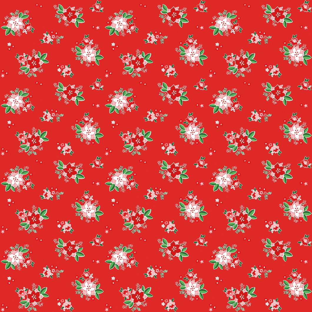 Pixie Noel 2 - Poinsettias in Red
