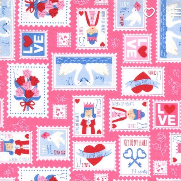 Love Stamp in Pink