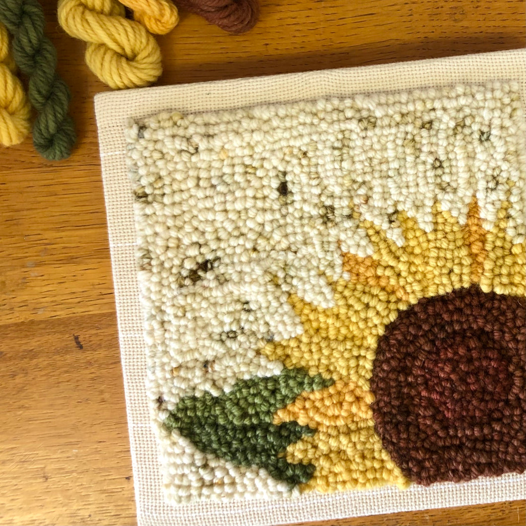 Sunflower Punch Needle DIY Kit