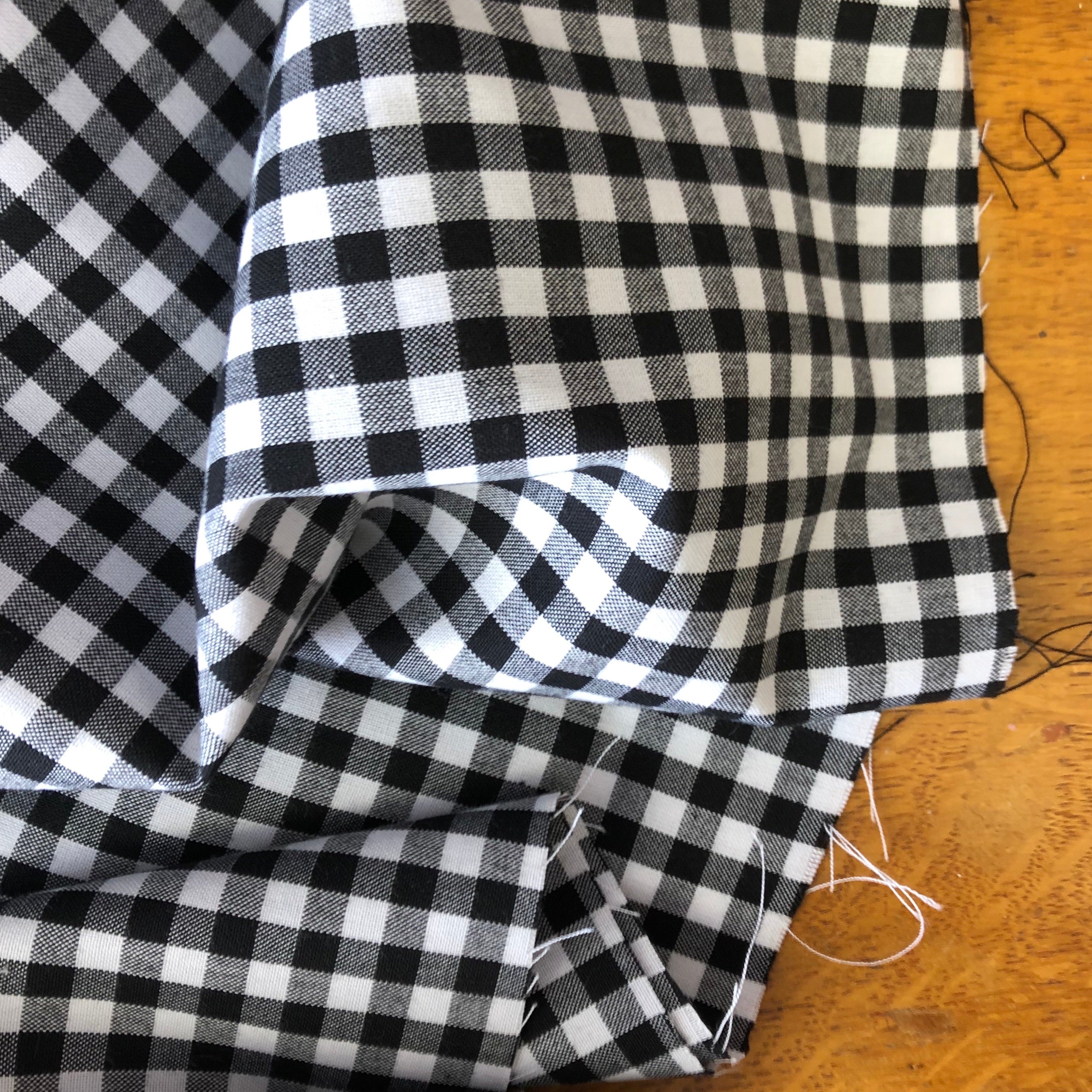 1/4” Carolina Gingham - Black