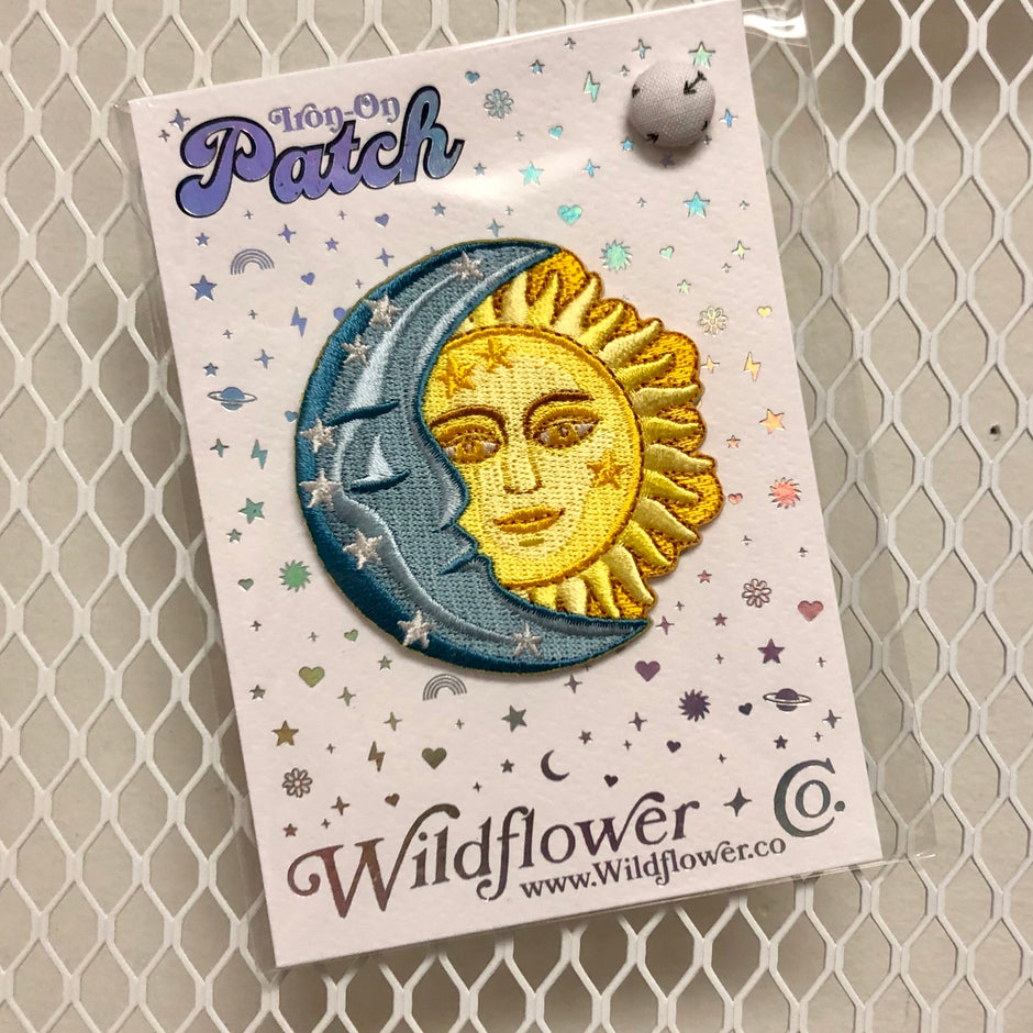 Sun & Moon Iron-On Patch