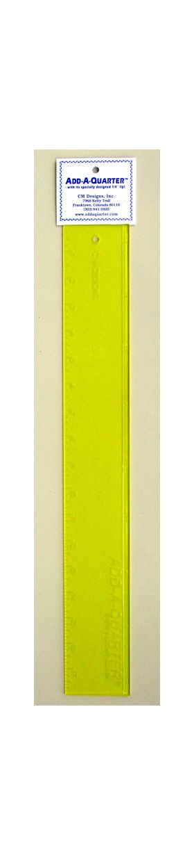 Add-A-Quarter Ruler