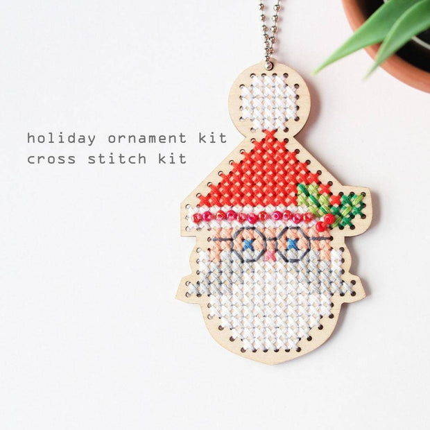 Jolly St. Nick Cross Stitch Kit