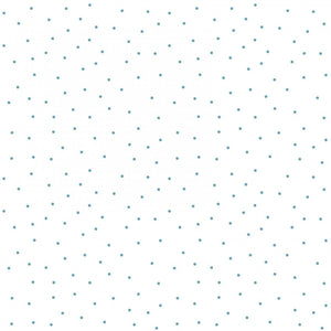 Kimberbell Basics - Teal Dot on White