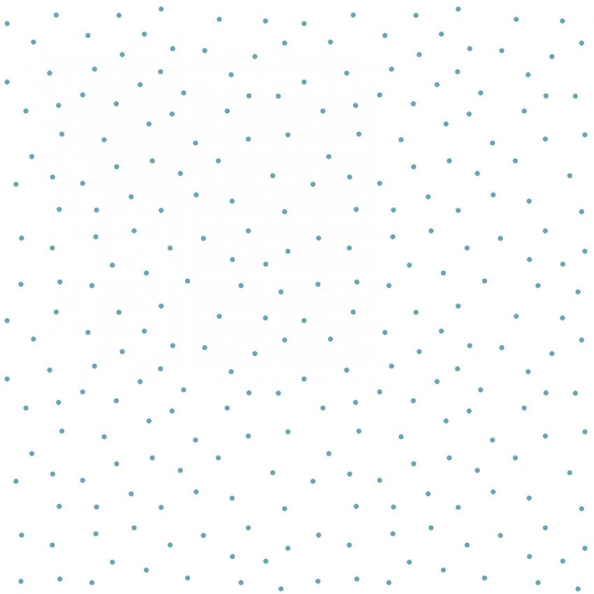 Kimberbell Basics - Teal Dot on White