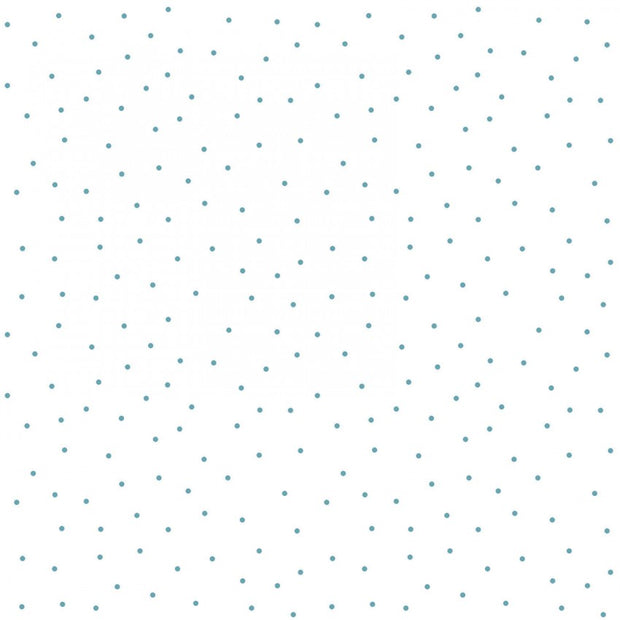 Kimberbell Basics - Teal Dot on White