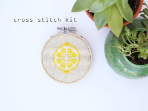 Lemon Cross Stitch Kit