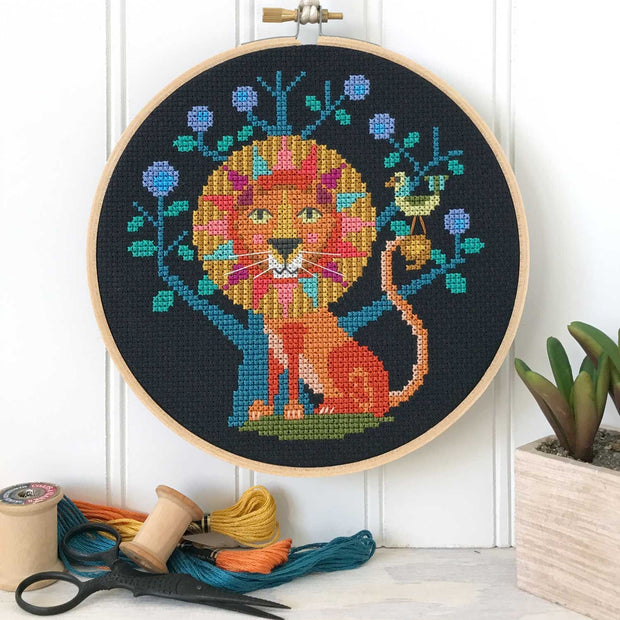 Leo Cross Stitch Pattern