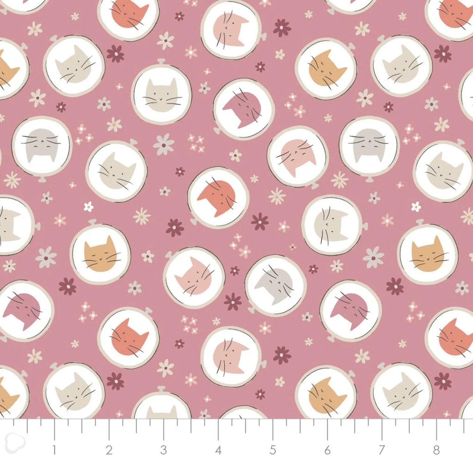 Smitten Kitten - Embroidery Hoop Toss in Lilac