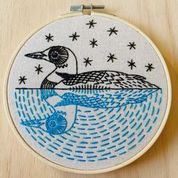 Load image into Gallery viewer, Loon Embroidery Kit
