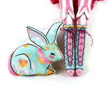 Load image into Gallery viewer, Mewky the Circus Ringmaster Cat Bunny DIY Doll Sewing Kit
